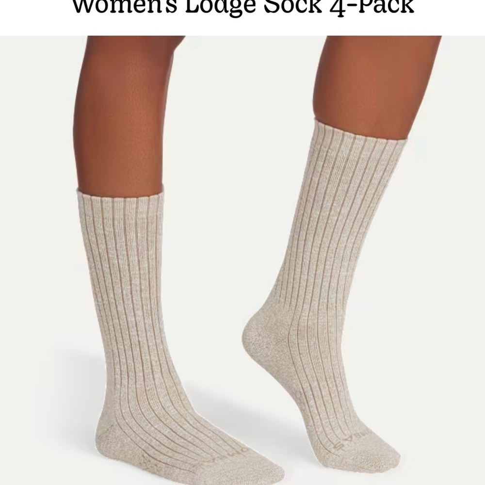 Bombas Women's Lodge Socks - washed taupe